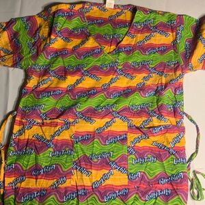 Nestle LaffyTaffy Multicolor Scrub Shirt